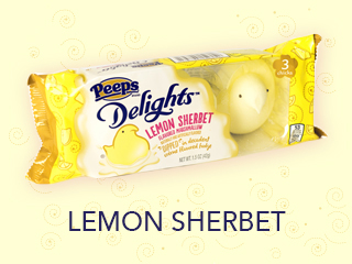 PEEPS Delights Lemon Sherbet