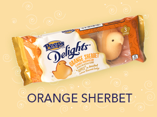 PEEPS Delights Orange Sherbet