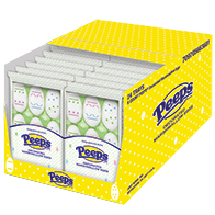PEEPS DECORATED MARSHMALLOW EGGS 9CT/24 CASE   $42.00